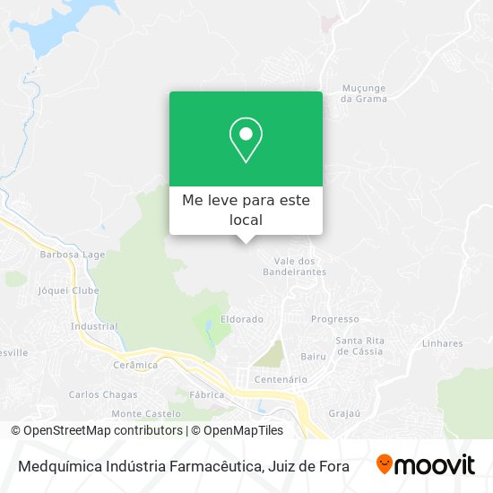 Medquímica Indústria Farmacêutica mapa