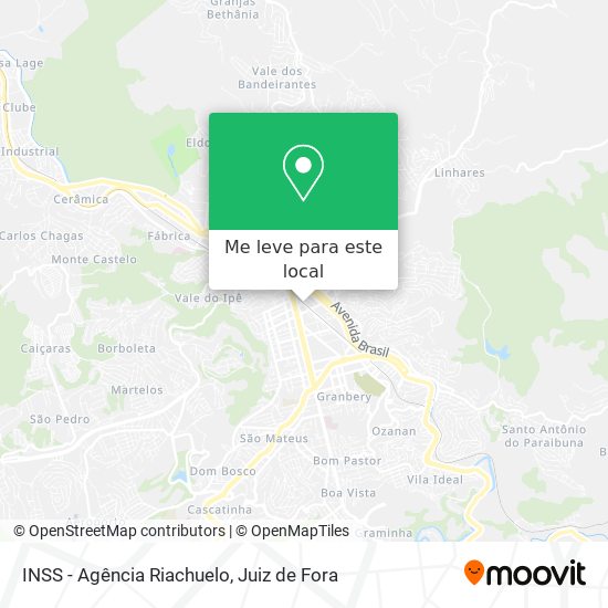INSS - Agência Riachuelo mapa