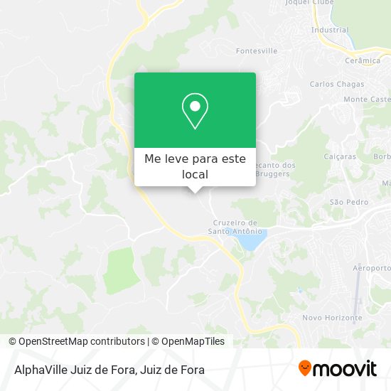 AlphaVille Juiz de Fora mapa