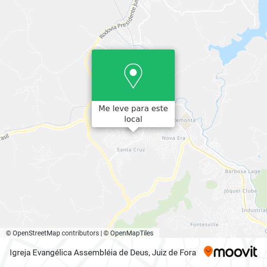 Igreja Evangélica Assembléia de Deus mapa