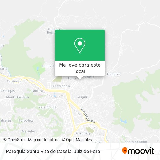 Paróquia Santa Rita de Cássia mapa
