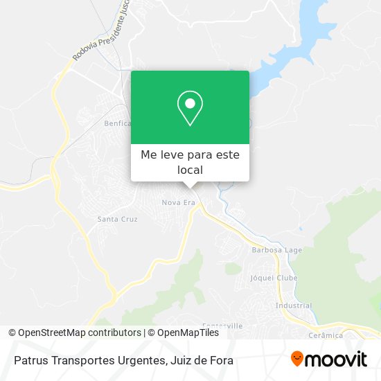 Patrus Transportes Urgentes mapa