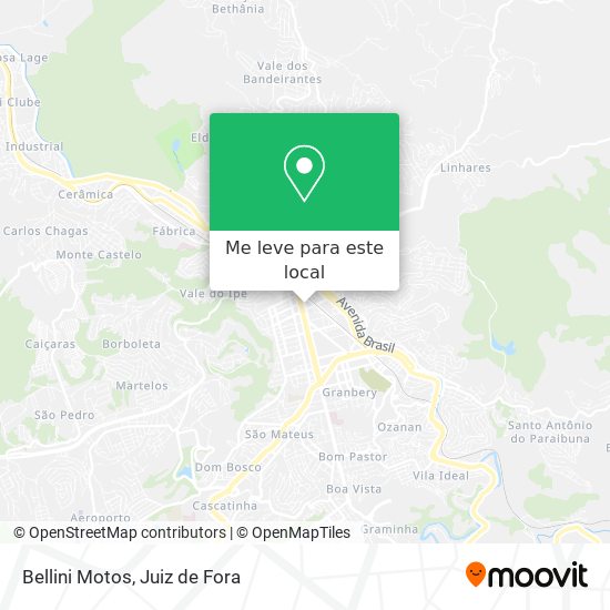 Bellini Motos mapa