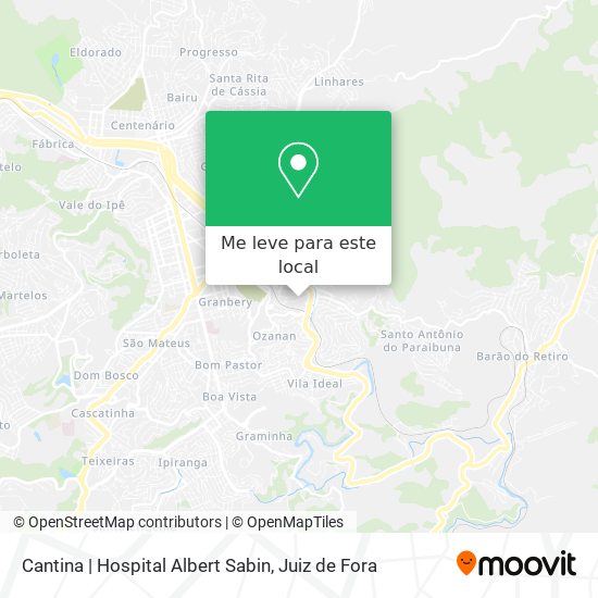 Cantina | Hospital Albert Sabin mapa