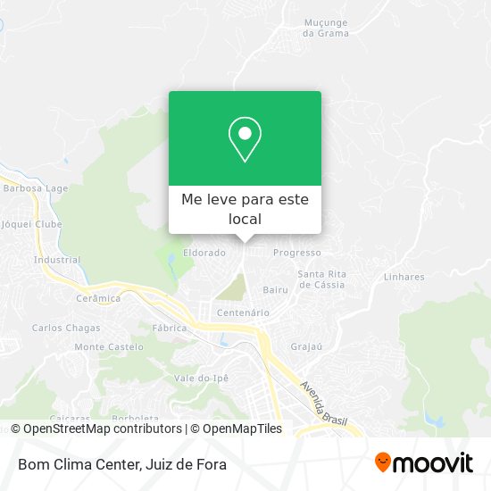 Bom Clima Center mapa