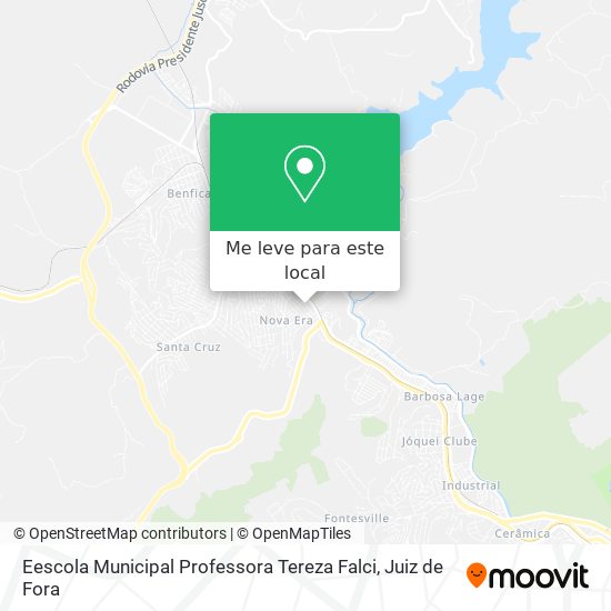 Eescola Municipal Professora Tereza Falci mapa