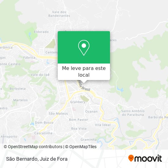São Bernardo mapa