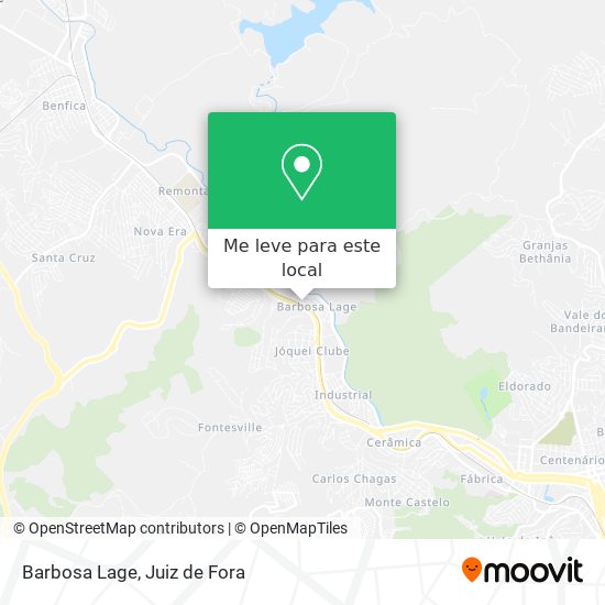 Barbosa Lage mapa