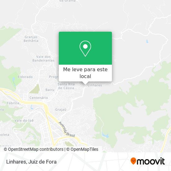 Linhares mapa