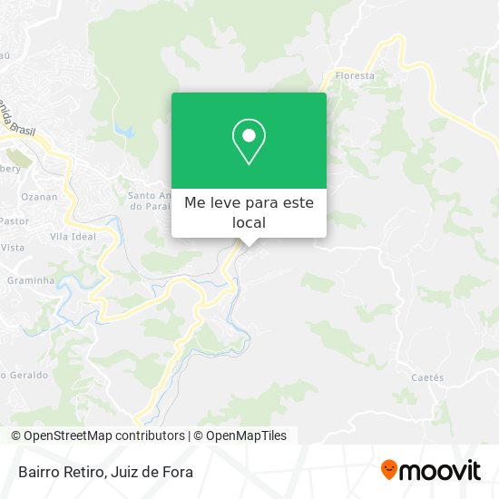 Bairro Retiro mapa