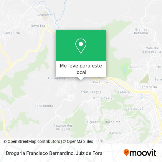 Drogaria Francisco Bernardino mapa