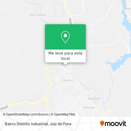 Bairro Distrito Industrial mapa