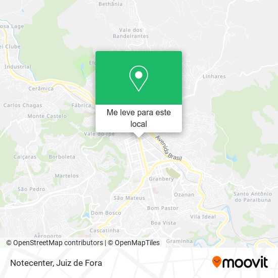Notecenter mapa