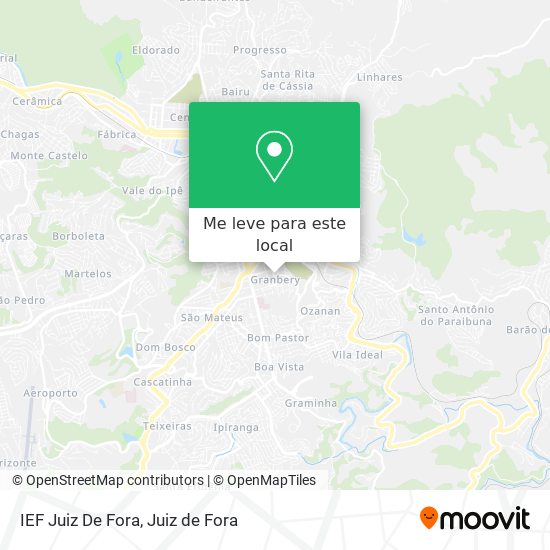 IEF Juiz De Fora mapa