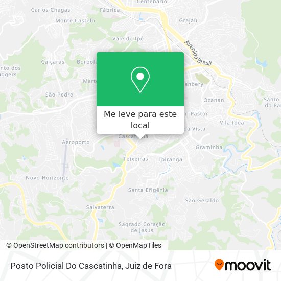 Posto Policial Do Cascatinha mapa