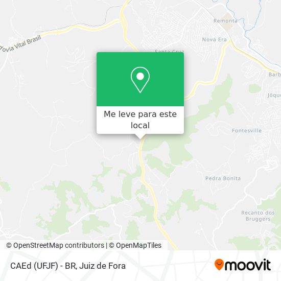 CAEd (UFJF) - BR mapa