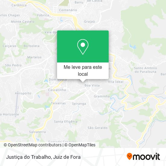 Justiça do Trabalho mapa