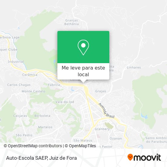 Auto-Escola SAEP mapa