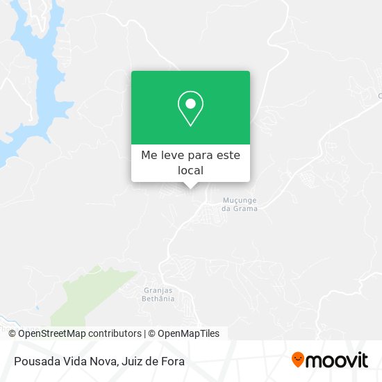 Pousada Vida Nova mapa