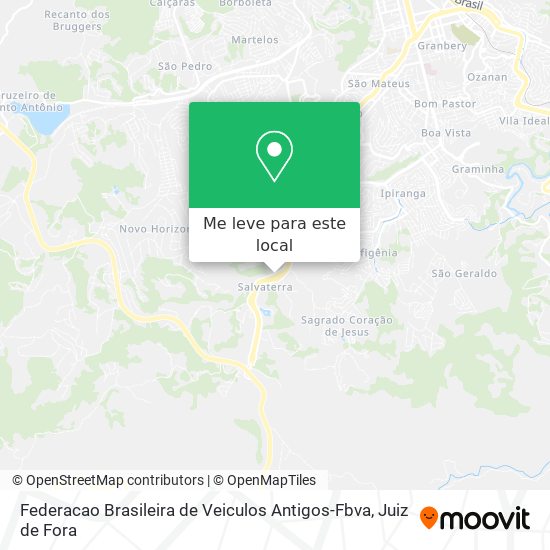 Federacao Brasileira de Veiculos Antigos-Fbva mapa