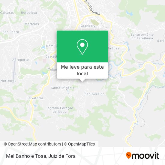 Mel Banho e Tosa mapa