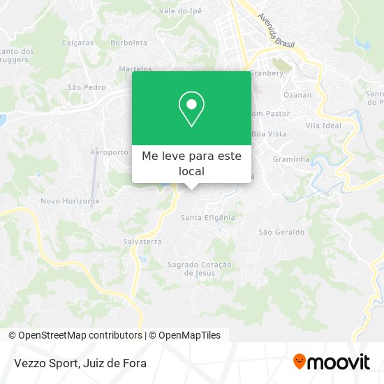 Vezzo Sport mapa