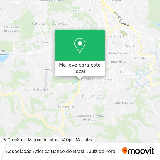 Associação Atlética Banco do Brasil. mapa