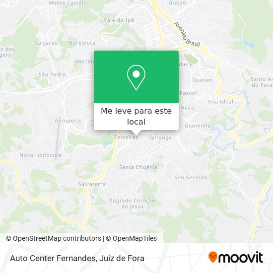 Auto Center Fernandes mapa