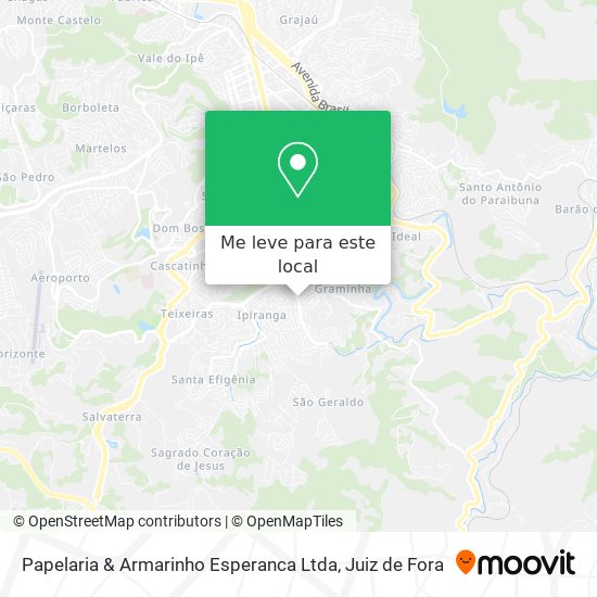 Papelaria & Armarinho Esperanca Ltda mapa