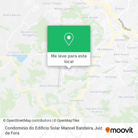 Condominio do Edificio Solar Manoel Bandeira mapa