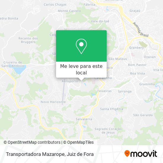 Transportadora Mazarope mapa