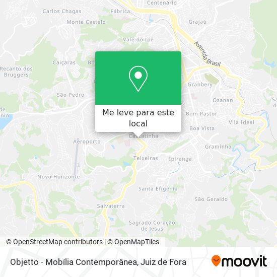 Objetto - Mobília Contemporânea mapa