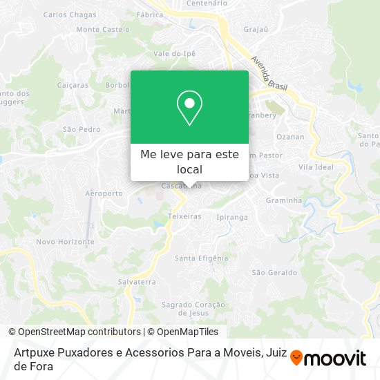 Artpuxe Puxadores e Acessorios Para a Moveis mapa