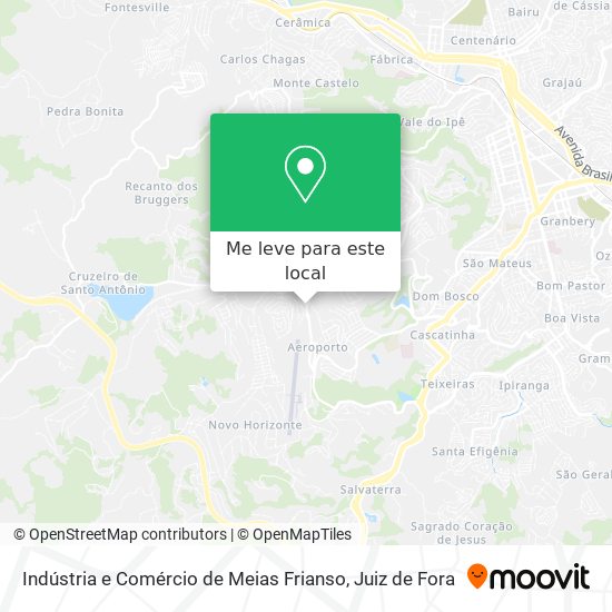 Indústria e Comércio de Meias Frianso mapa