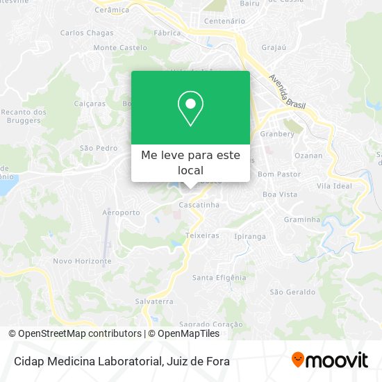 Cidap Medicina Laboratorial mapa