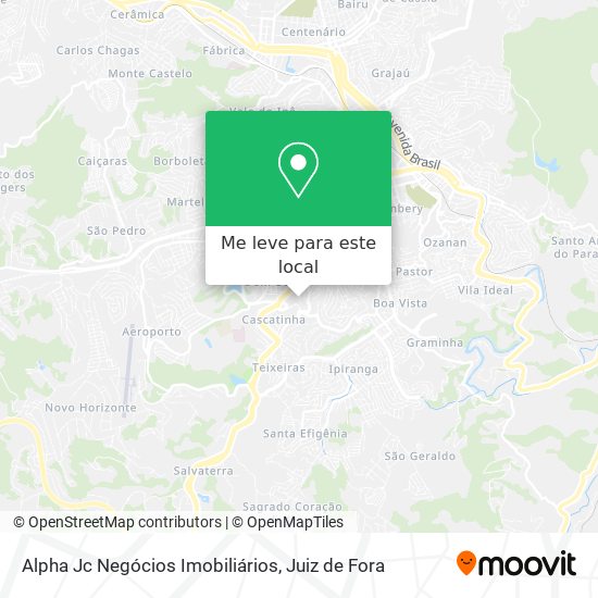 Alpha Jc Negócios Imobiliários mapa