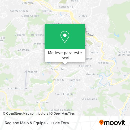 Regiane Melo & Equipe mapa