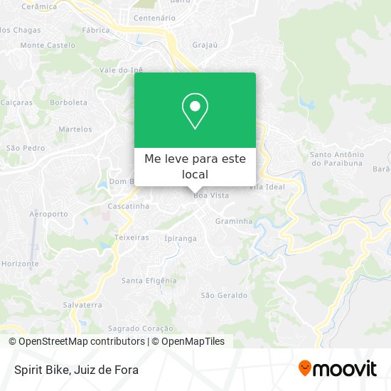 Spirit Bike mapa