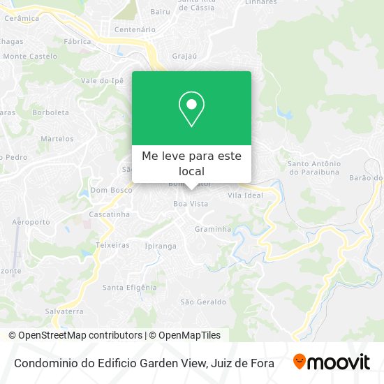 Condominio do Edificio Garden View mapa
