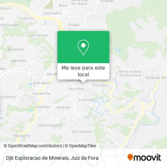 Djb Exploracao de Minerais mapa