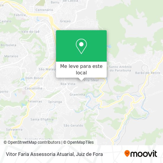 Vitor Faria Assessoria Atuarial mapa