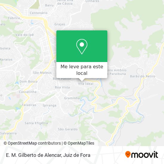 E. M. Gilberto de Alencar mapa