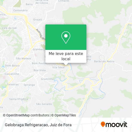 Gelobraga Refrigeracao mapa