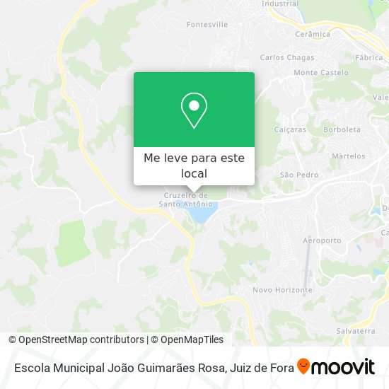 Escola Municipal João Guimarães Rosa mapa