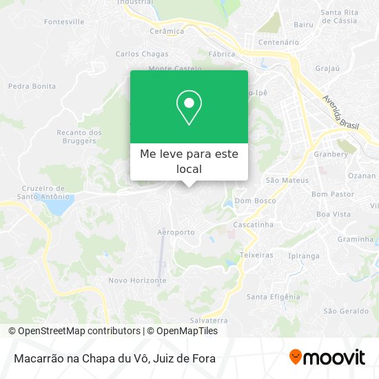 Macarrão na Chapa du Vô mapa