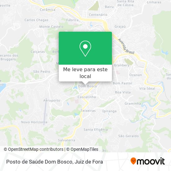 Posto de Saúde Dom Bosco mapa