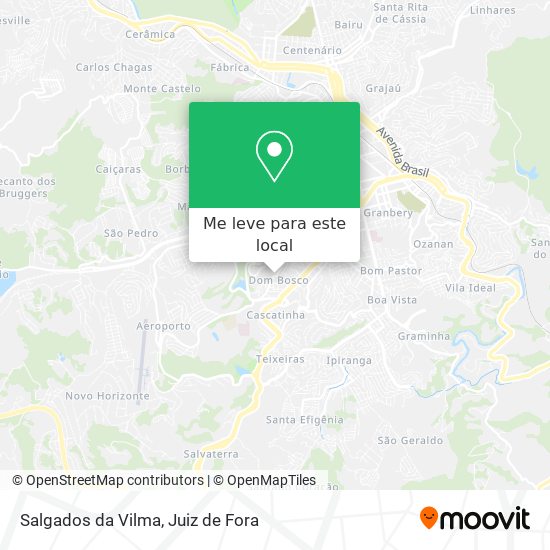 Salgados da Vilma mapa