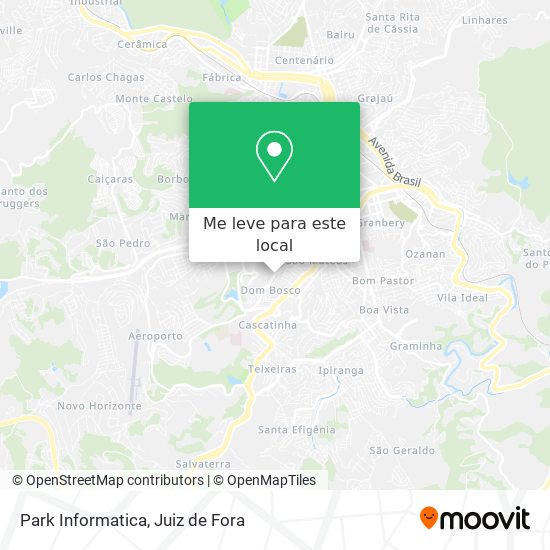 Park Informatica mapa