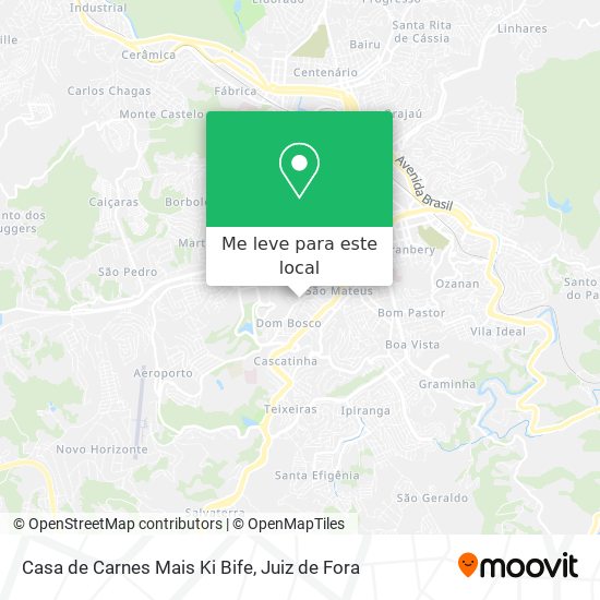 Casa de Carnes Mais Ki Bife mapa