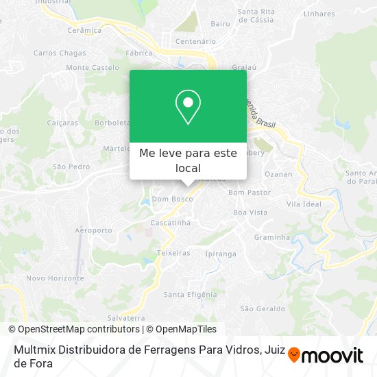 Multmix Distribuidora de Ferragens Para Vidros mapa